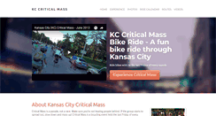 Desktop Screenshot of kccriticalmass.com